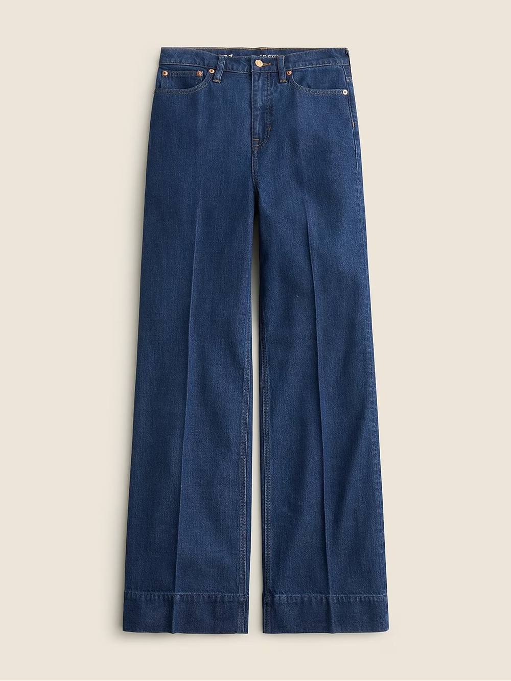 J. CREW Wide-Leg Trouser Jeans Fiorellas Wash Size 28 - Picture 2 of 14